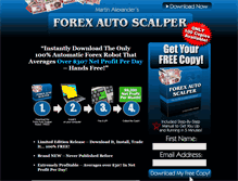 Tablet Screenshot of forex-auto-scalper.com